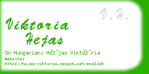 viktoria hejas business card